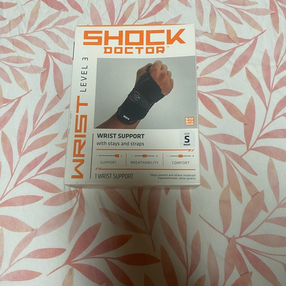 Shock Doctor Black Wrist Support